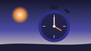 Cronometro marcando el tiempo