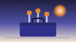 Caja de herramientas abierta