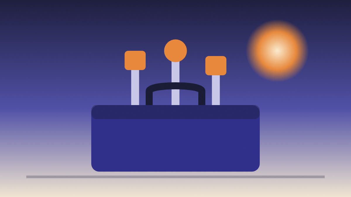Caja de herramientas abierta